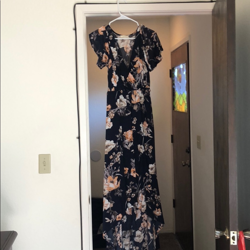 High Low wrap dress size medium